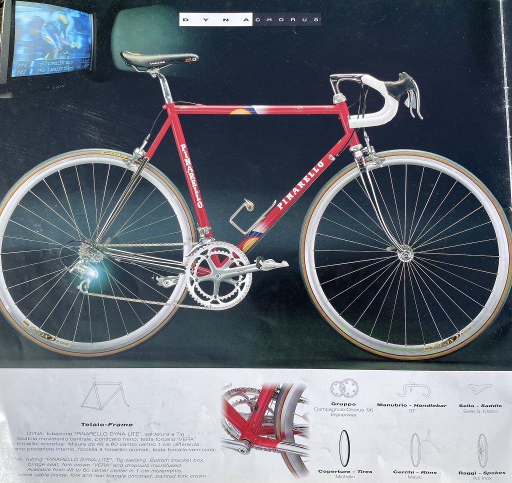 Décalcomanies Autocollants Pinarello Dyna - Cadre Jaune, Lot Complet, Neuf